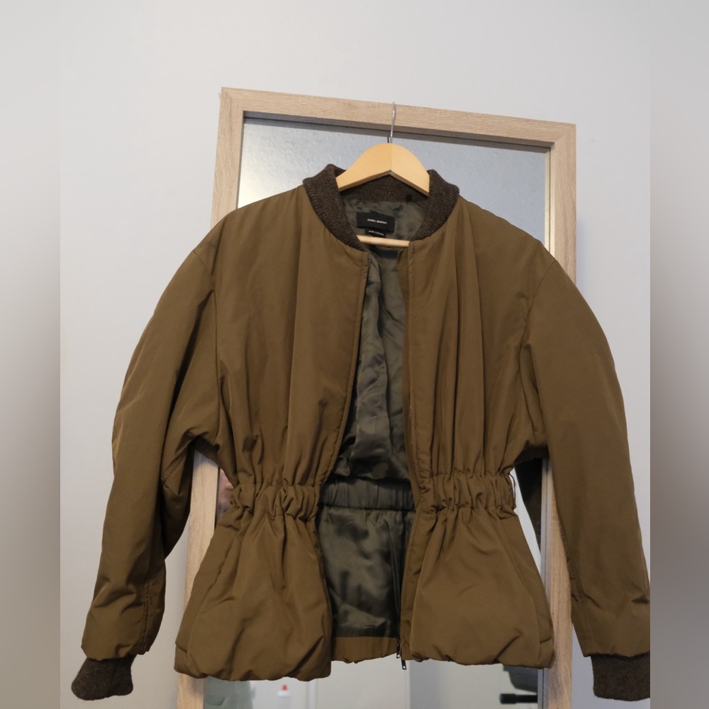 Isabel Marant khaki bomber jacket, size 34. **STILL AVAILABLE**